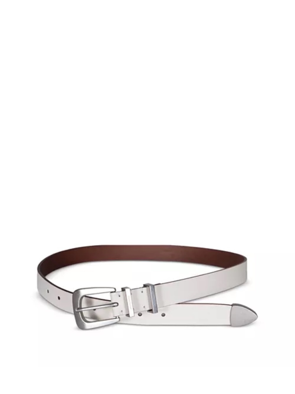 All Saints Double Keeper Leather Belt NWT